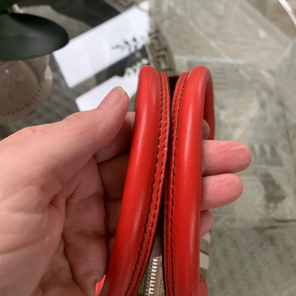 COACH SIGNATURE CANDACE STRIPE SATCHEL BAG!🧡🤎 - Picture 5 of 11